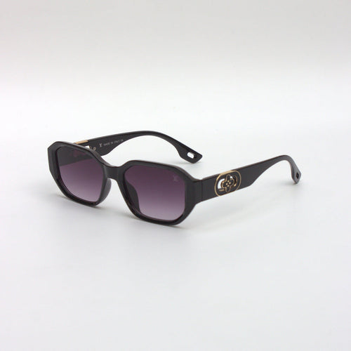 Black-6940-Oval-Geometric-Sunglasses
