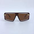 Brown-6948-Oversize-Flattop-Funky-Sunglasses