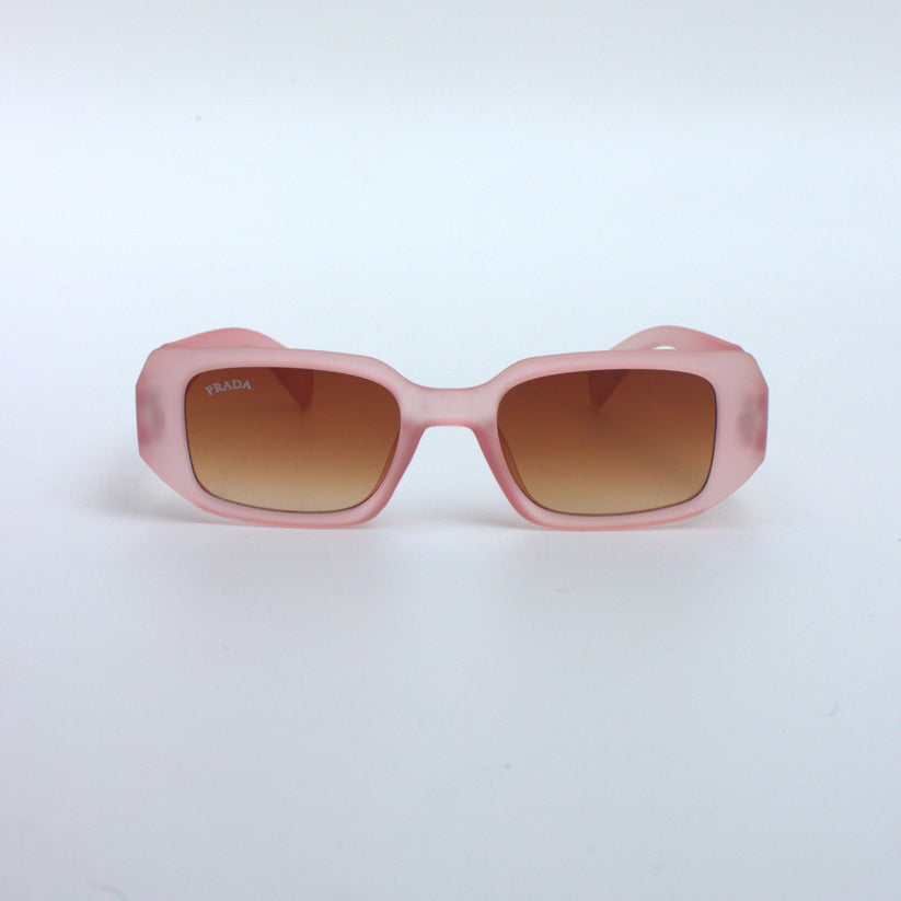 Pink-Matte-6953-Geometric-Sunglasses