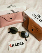 Women's Trendy Celine Shades Bundle - Celine Logo Engraved on Both Shades